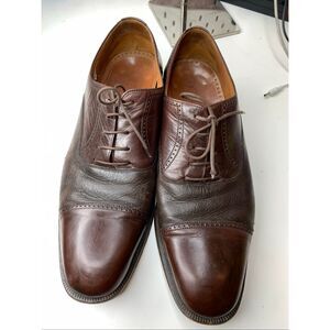 Magnanni | Shoes | Magnanni Mens Leather Cap Toe Lace Up  display picture 2